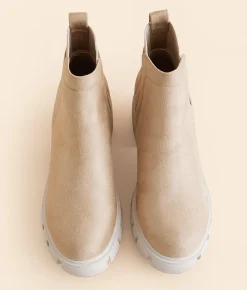 Shoes | Soda Ritah Lug Chelsea Ankle Boot Clay