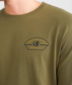 Brixton Ritual Danner T-Shirt Military Olive Clearance
