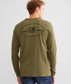 Brixton Ritual Danner T-Shirt Military Olive Clearance