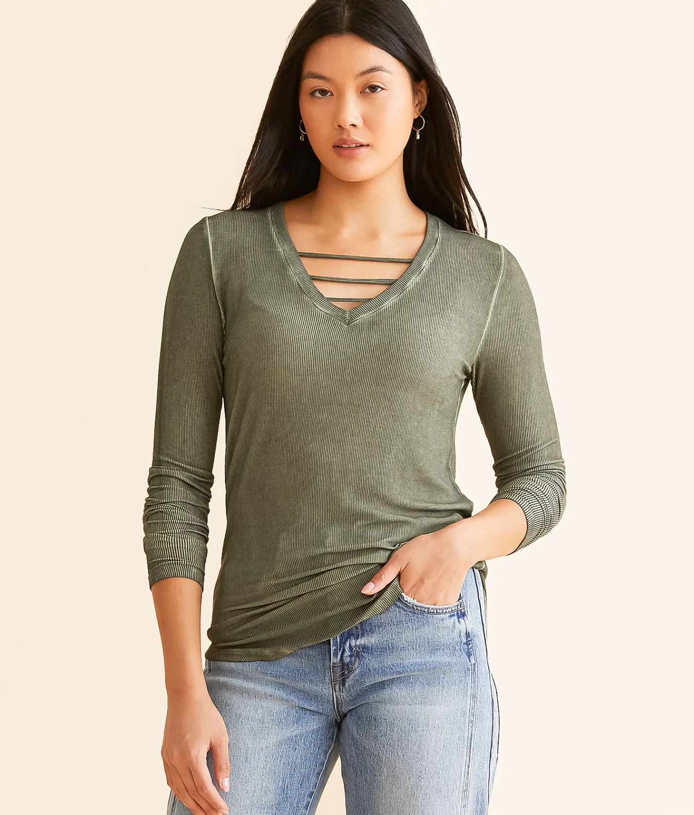 White Crow River Strappy Top Winter Green Hot