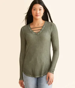 White Crow River Strappy Top Winter Green Hot