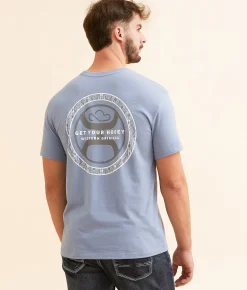 Hooey River T-Shirt Denim New