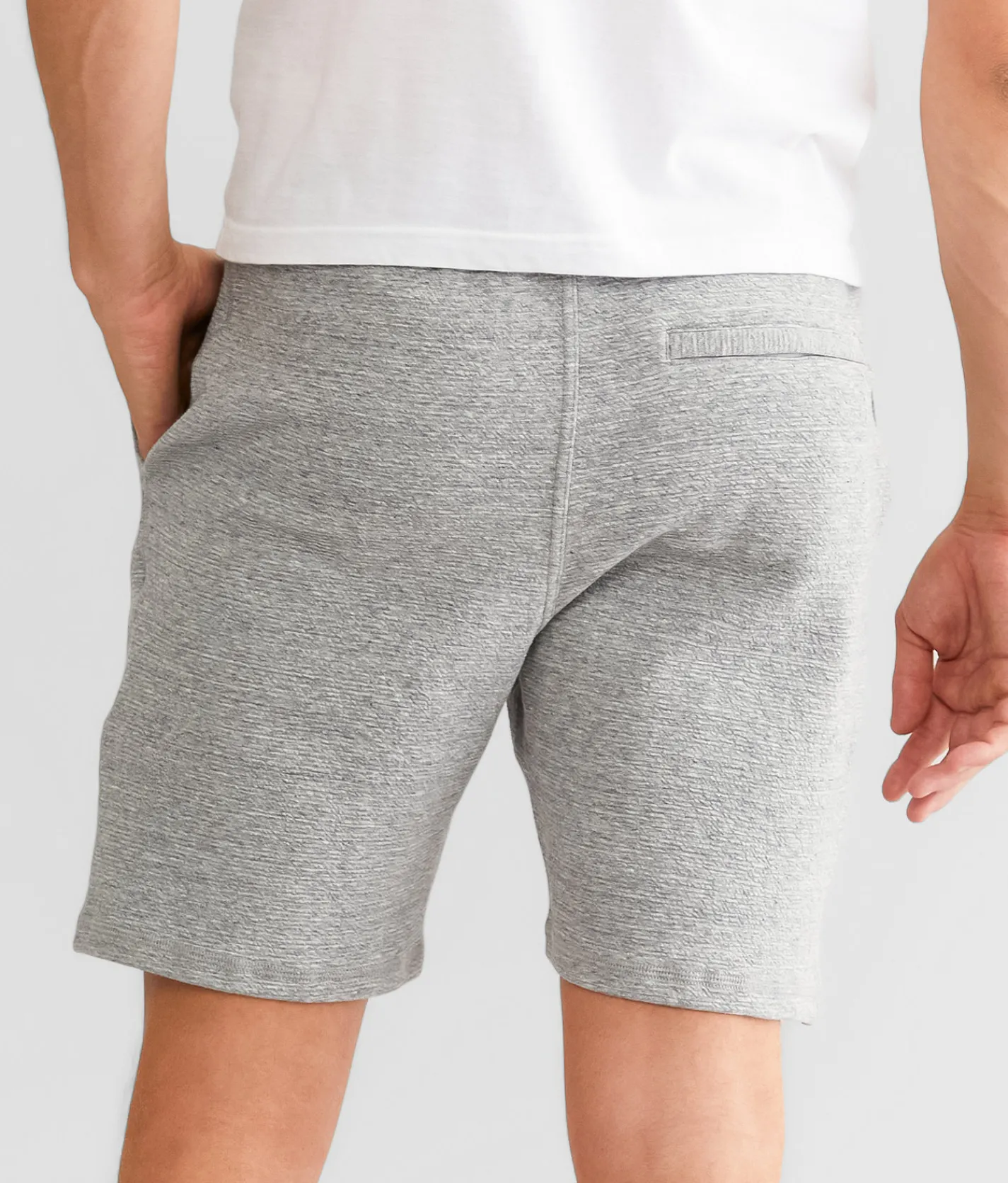 Bottoms|Shorts | BKE River Wash Knit Short Grey Heather