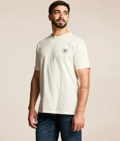 Tops|Graphic T-Shirts | Ariat Road Less Traveled T-Shirt Antique White