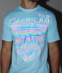 Graphic T-Shirts | American Fighter Robertson T-Shirt Powder Blue