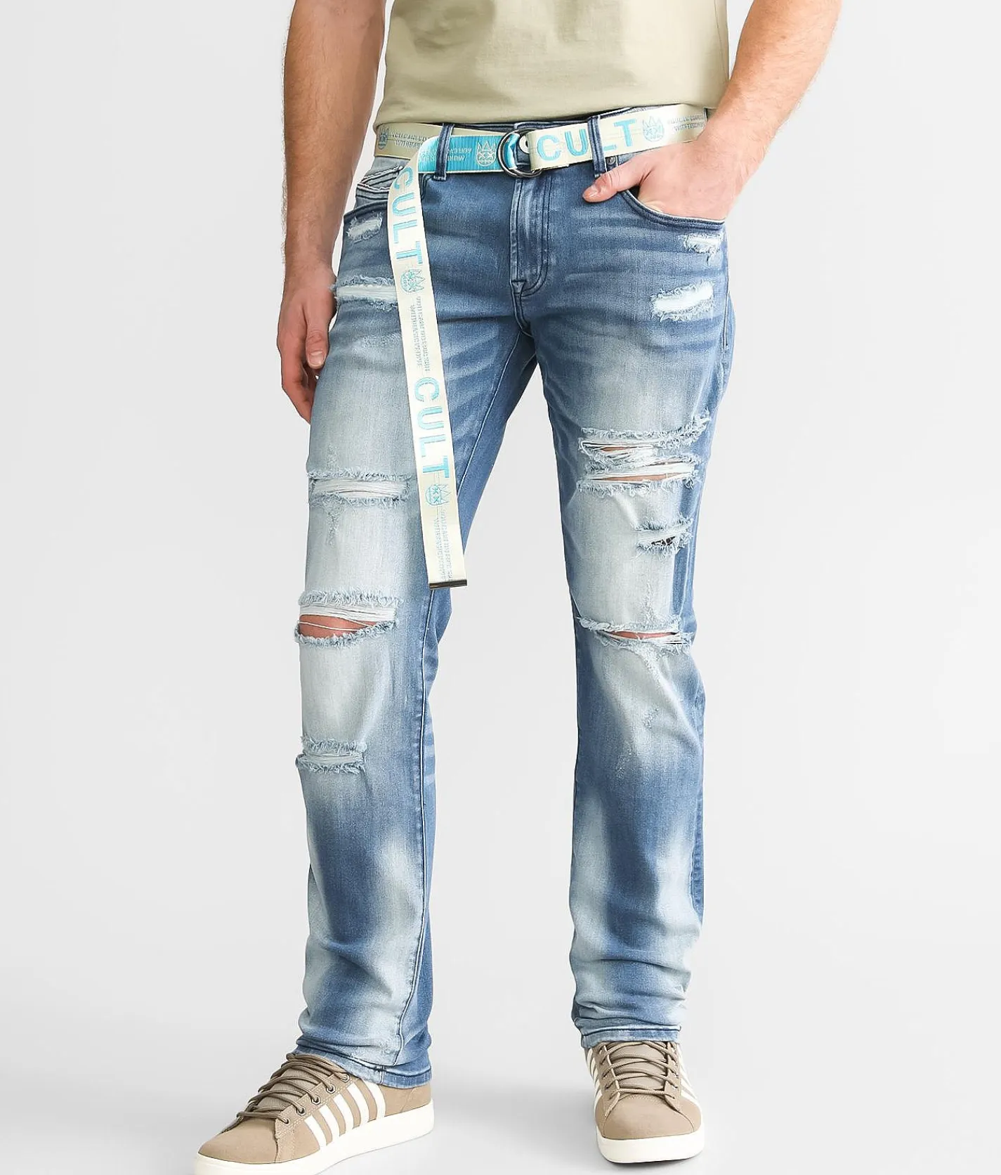 Cult of Individuality Rocker Slim Straight Stretch Jean Rinker