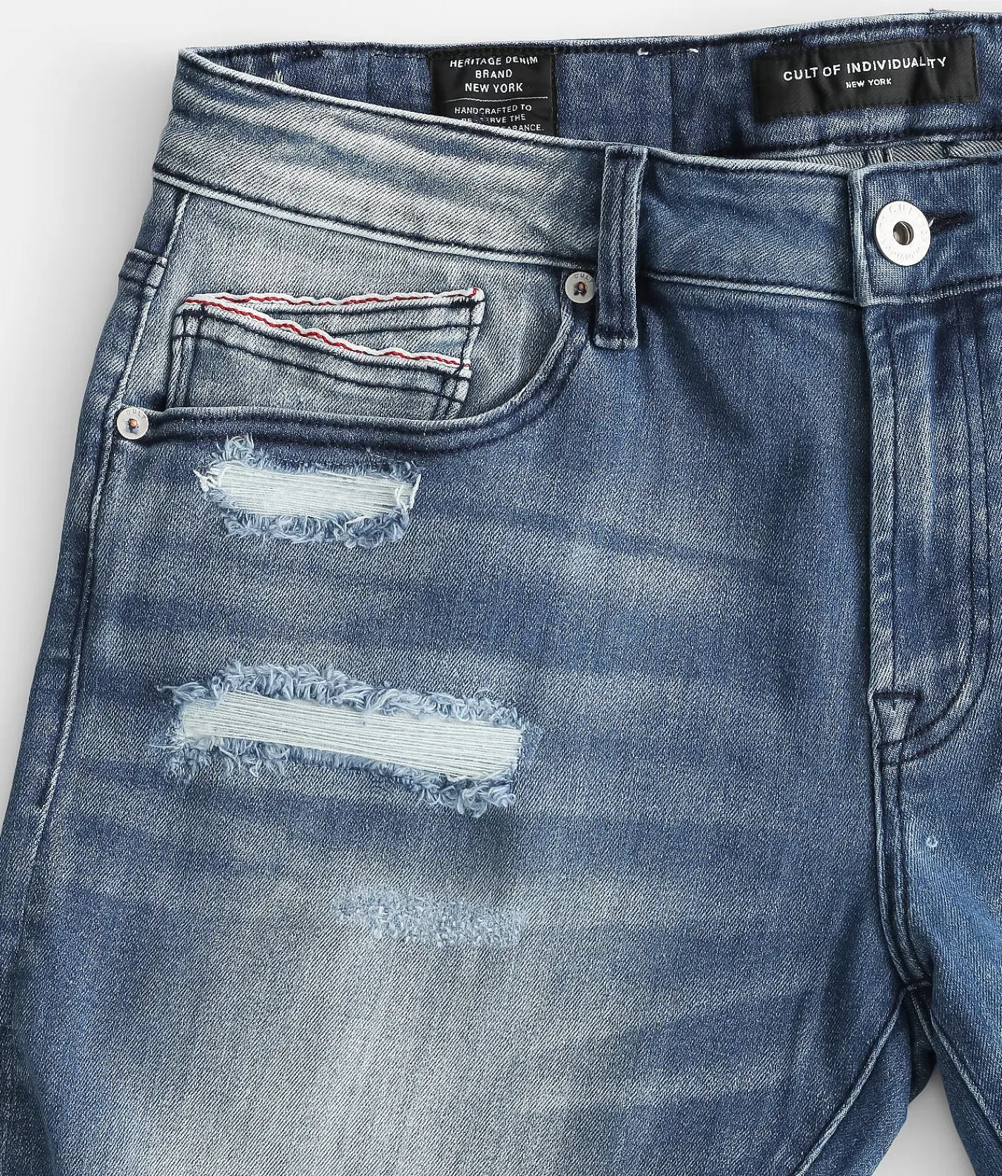 Cult of Individuality Rocker Slim Straight Stretch Jean Rinker