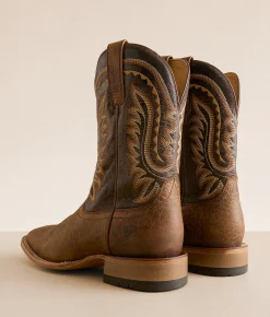 Shoes | Ariat Rock Ridge Leather Cowboy Boot Brown Bison Nutshell Tan