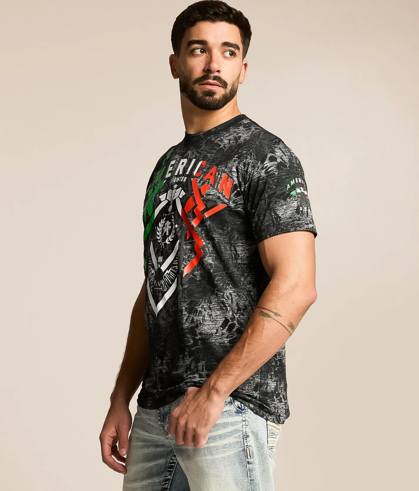 Tops|Graphic T-Shirts | American Fighter Rocksprings T-Shirt Black
