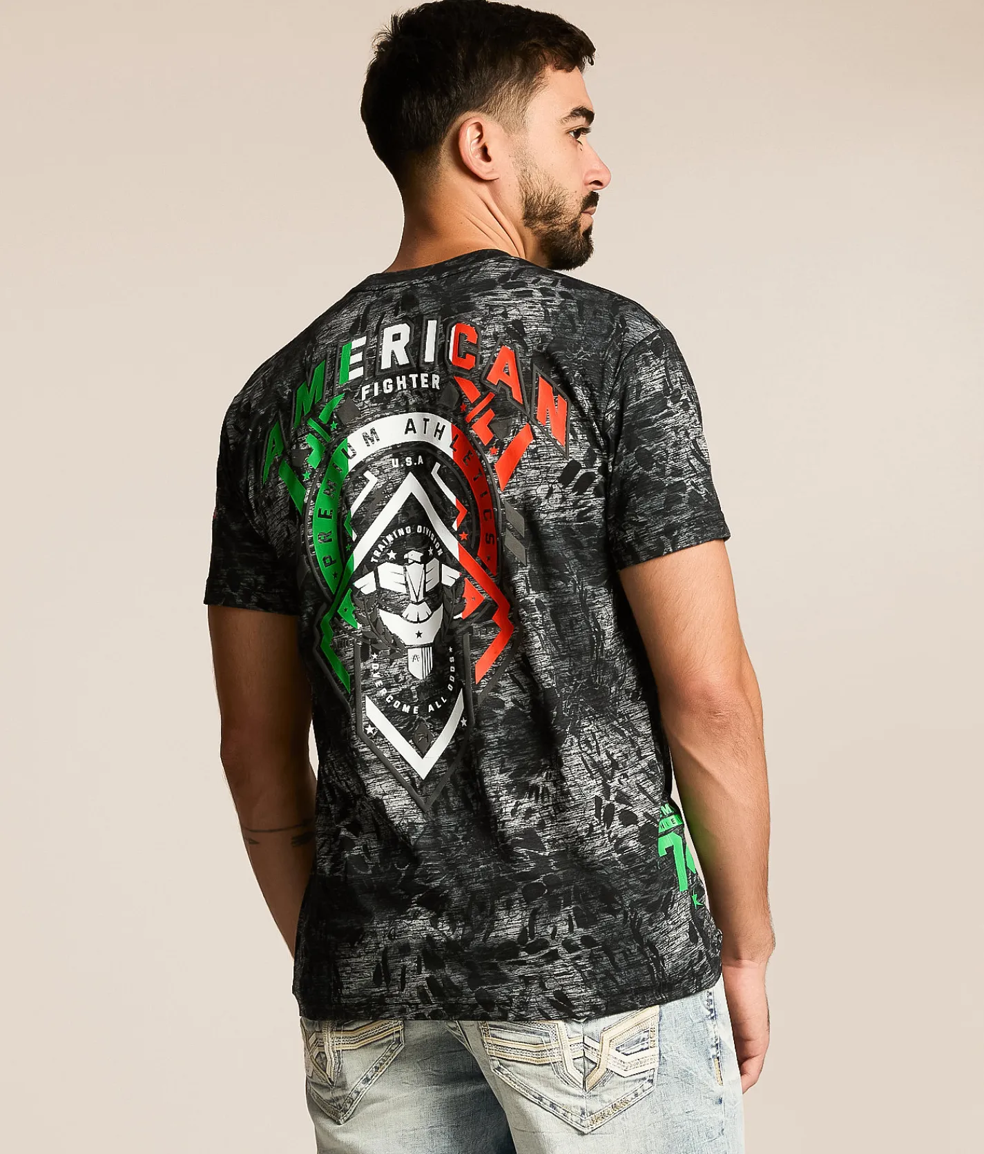 Tops|Graphic T-Shirts | American Fighter Rocksprings T-Shirt Black
