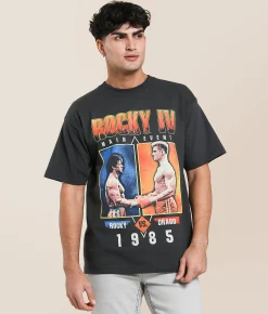 American Classics Rocky IV Main Even T-Shirt Black Hot