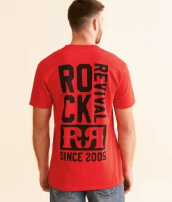 Rock Revival Rocky T-Shirt Fuji Red