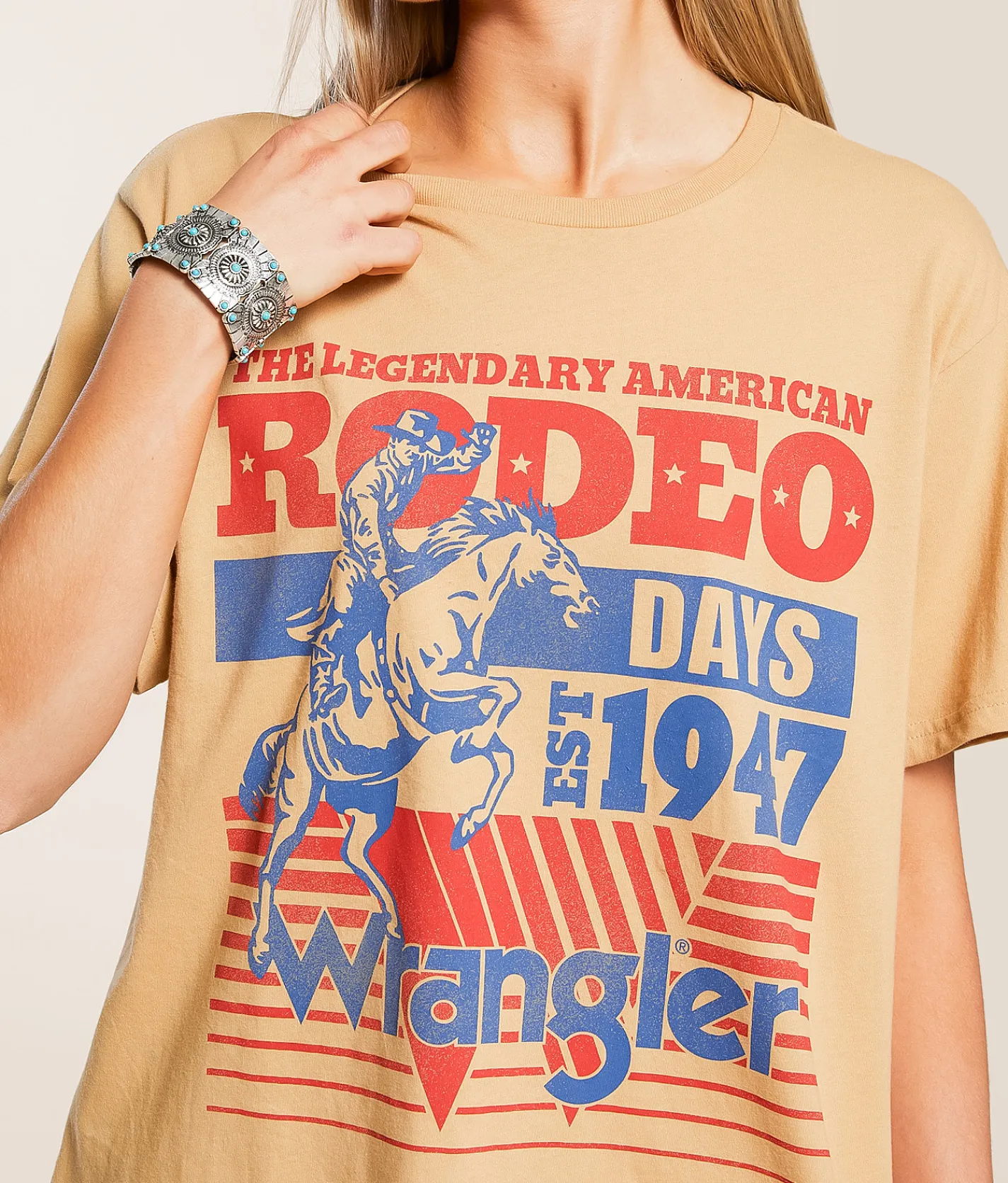 Wrangler® Rodeo Days T-Shirt Tan Online