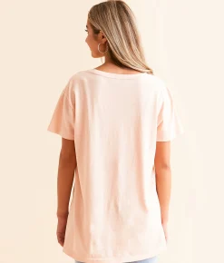 Tops | Wrangler® Rodeo Fair T-Shirt Peach Whip