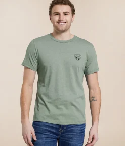 Ariat Rodeo Goat Buckle T-Shirt Olive Heather Sale