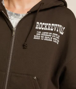 Rock Revival Rodeo Hoodie Brown Online