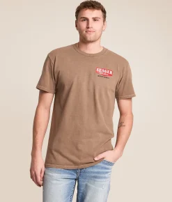 Seager Rodeo Series T-Shirt Pigment Brown New