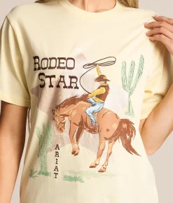 Tops | Ariat Rodeo Star Boyfriend T-Shirt Pear Sorbet