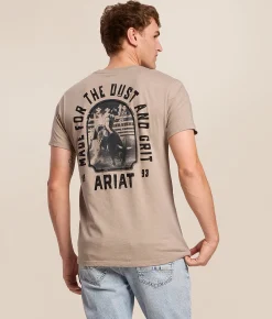 Tops|Graphic T-Shirts | Ariat Rodeo Tombstone T-Shirt Brindle Heather