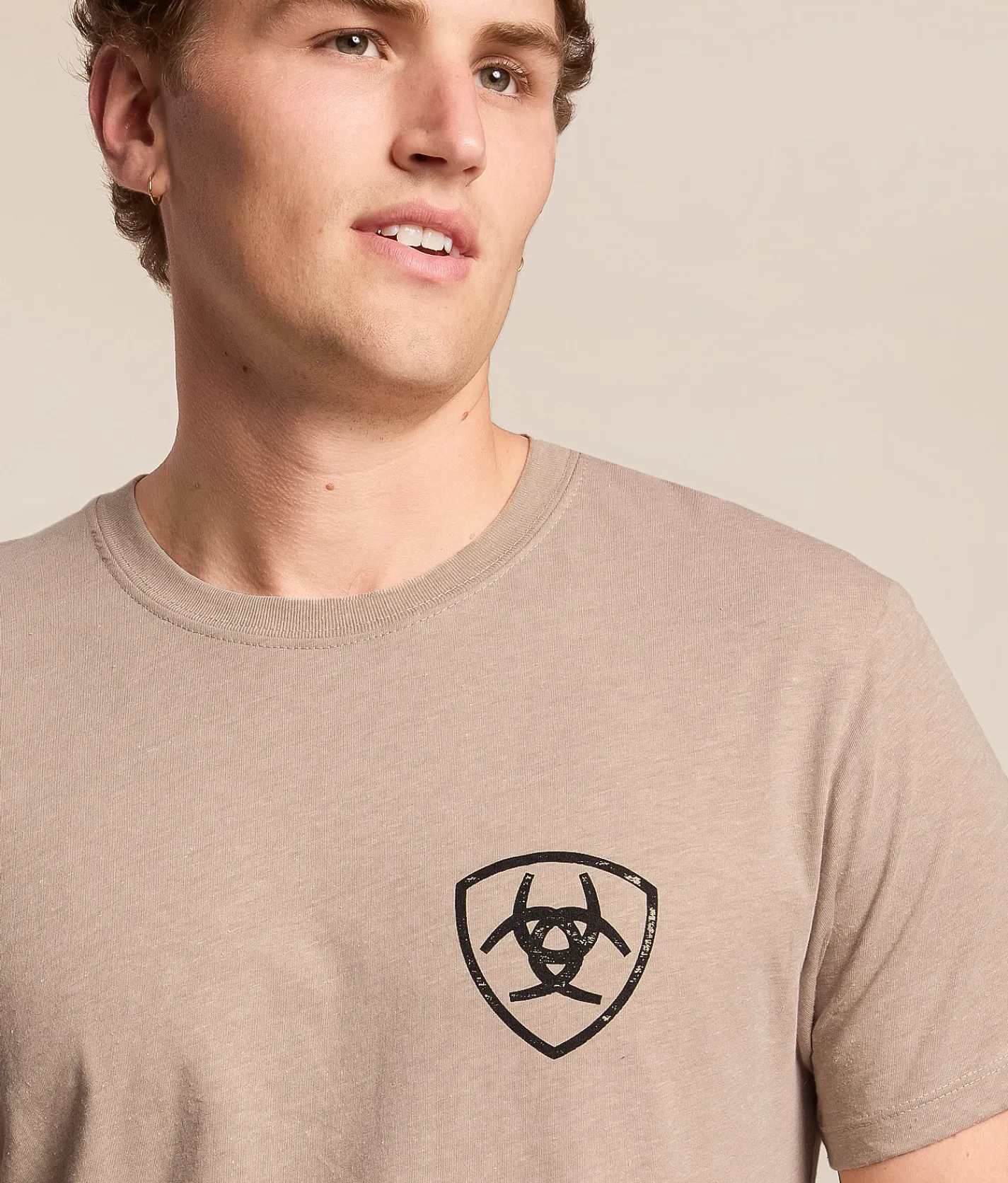 Tops|Graphic T-Shirts | Ariat Rodeo Tombstone T-Shirt Brindle Heather