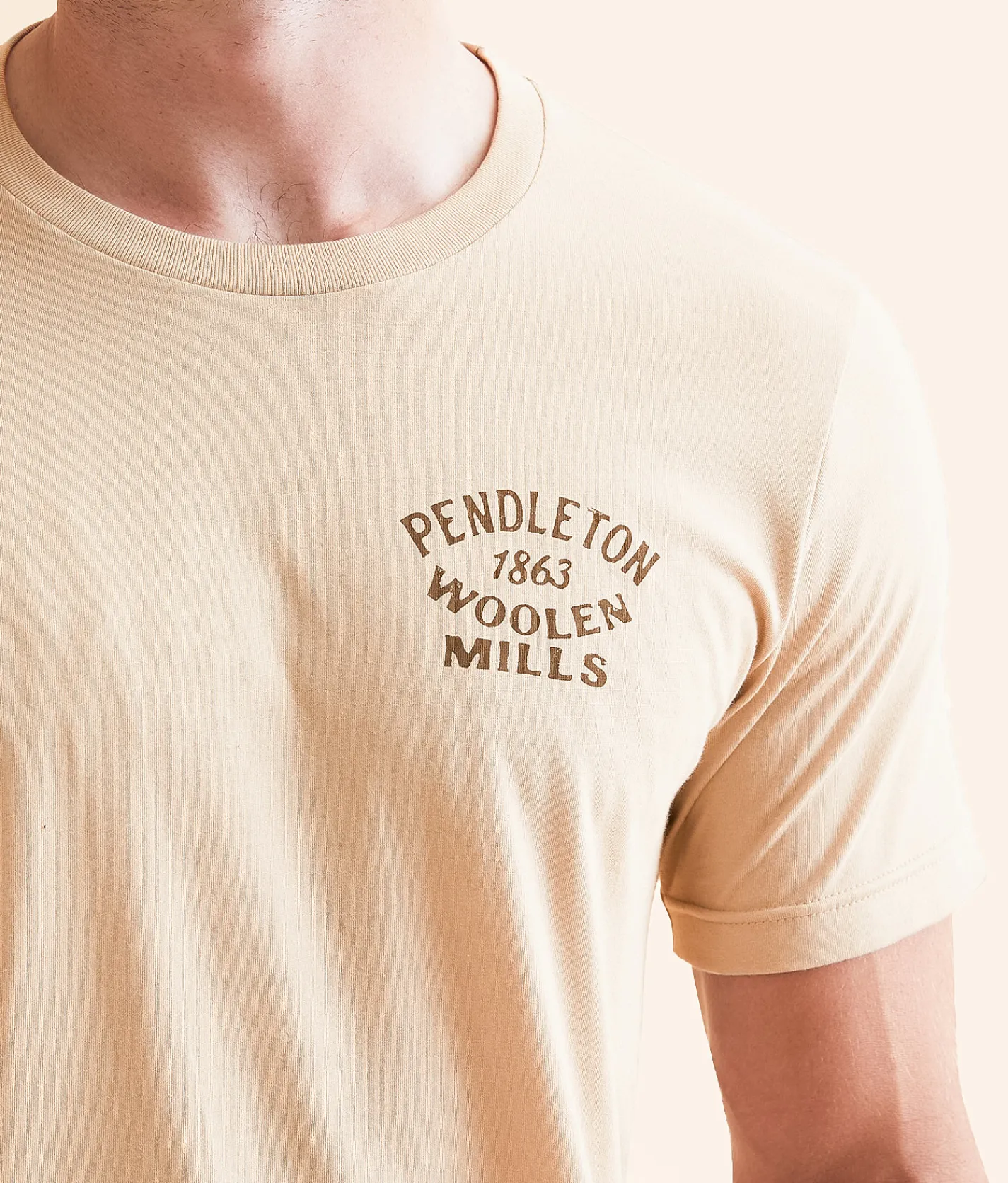 Pendleton Rodeo T-Shirt Tan Hot