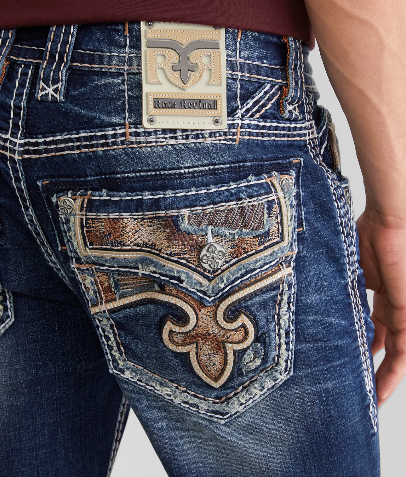 Rock Revival Rolf Slim Straight Stretch Jean Rolf SJ204 Sale