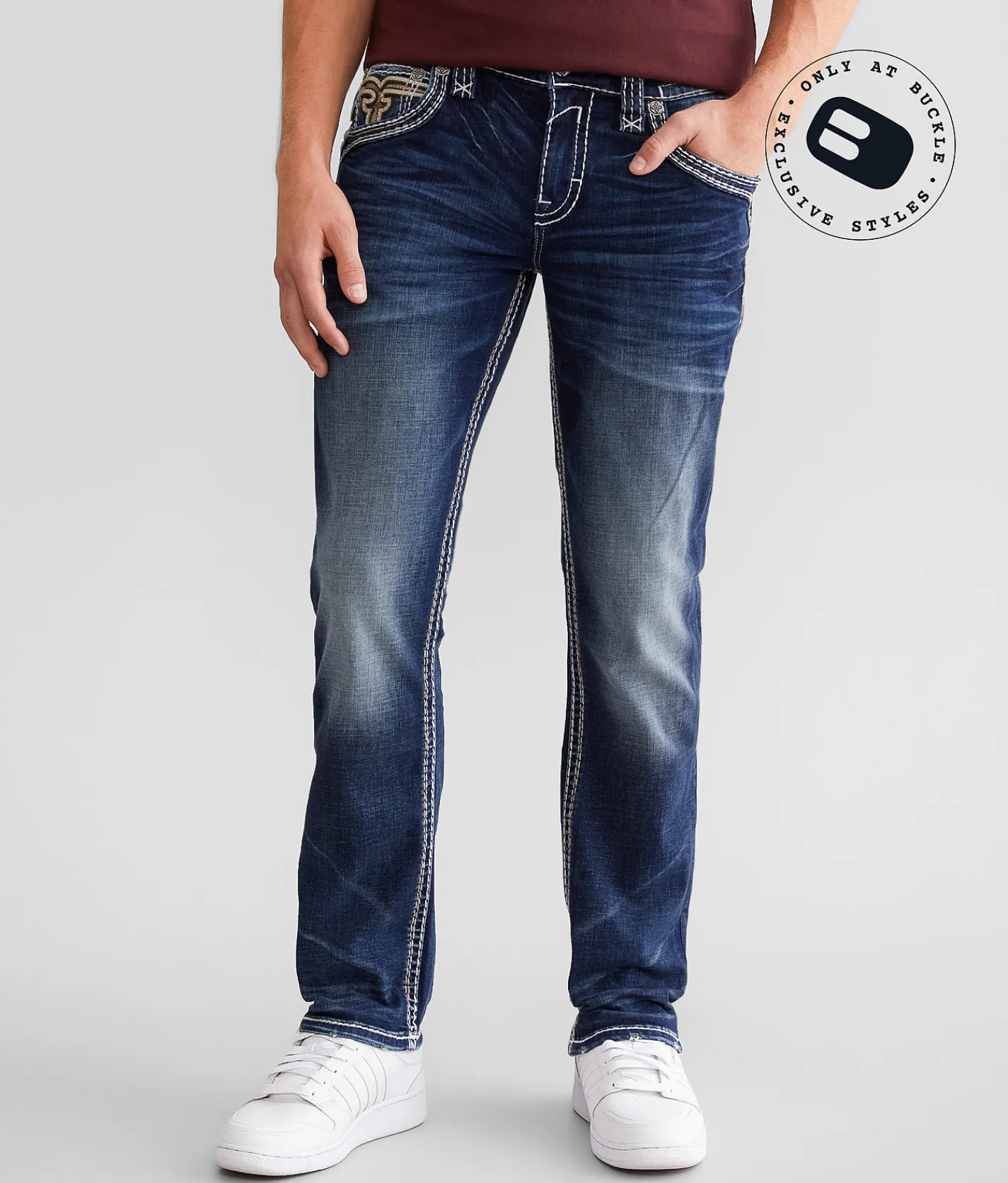 Rock Revival Rolf Slim Straight Stretch Jean Rolf SJ204 Sale