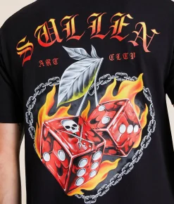 Tops|Graphic T-Shirts | Sullen Roll 'Em T-Shirt Jet Black