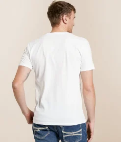 Graphic T-Shirts | Brixton Roller T-Shirt White