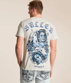 Sullen Roll With It T-Shirt Morning Mist Clearance
