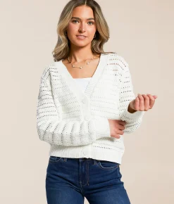 Tops | Z Supply Romance Cardigan Sweater Cherry