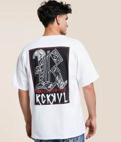 Tops|Graphic T-Shirts | Rock Revival Roman T-Shirt White