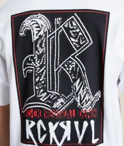 Tops|Graphic T-Shirts | Rock Revival Roman T-Shirt White