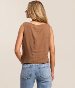 Z Supply Roman Vest Palo Santo Discount
