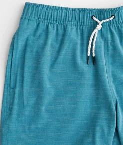 Bottoms|Shorts | Departwest Rome Stretch Short Teal