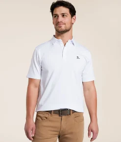 Tops|Activewear | Roost Waterfowl Roost Performance Polo White