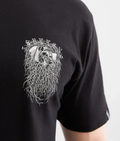 Graphic T-Shirts | Sullen Rooted T-Shirt Jet Black