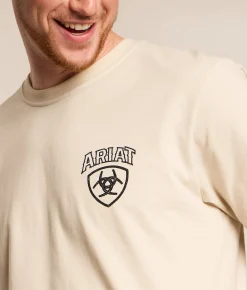 Ariat Rope Charger T-Shirt Natural Sale