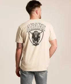 Ariat Rope Charger T-Shirt Natural Sale