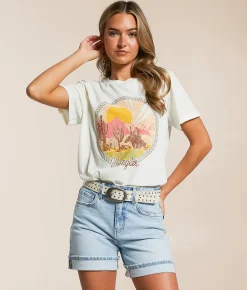 Wrangler® Rope Circle T-Shirt Marshmallow Heather