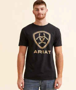 Ariat Rope Shield 2 T-Shirt Black Outlet