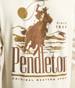 Tops | Pendleton Ropin' Hooded Sweatshirt Oatmeal