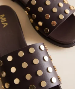 Mia Rosai Sandal Chocolate Clearance
