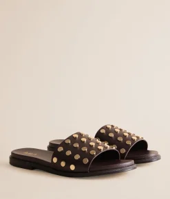 Mia Rosai Sandal Chocolate Clearance