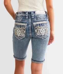 Rock Revival Rosalie Mid-Rise Bermuda Stretch Short Rosalie MU205 Online