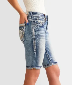 Rock Revival Rosalie Mid-Rise Bermuda Stretch Short Rosalie MU205 Online