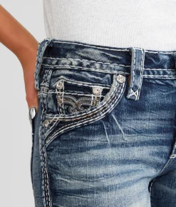 Jeans|Bottoms | Rock Revival Rosalie Mid-Rise Boot Stretch Jean Rosalie MB203