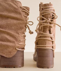 Shoes | Very G Roseanne Slouchy Ankle Boot Beige