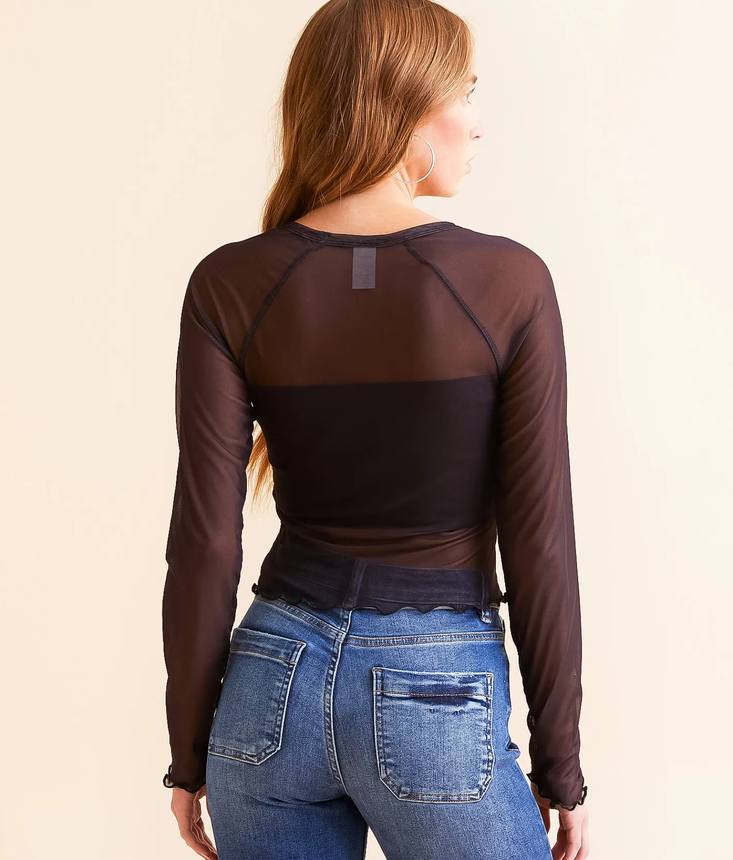 Sinful Rose Dagger Mesh T-Shirt Nude Multi Best