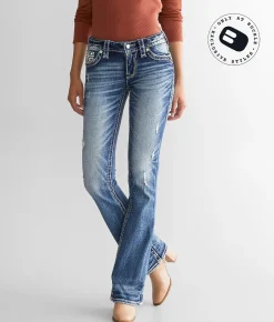 Rock Revival Rosewood Low Rise Boot Stretch Jean Rosewood B211 Outlet